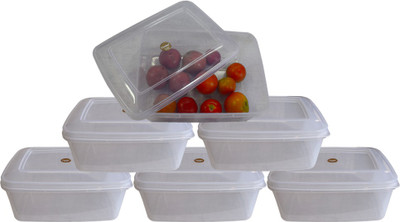 53% OFF on Chetan Fresh Pack - 2750 ml Plastic Grocery Container(Pack of 6, White) 53% OFF on Chetan Fresh Pack - 2750 ml Plastic Grocery Container(Pack of 6, White)