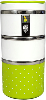 

Trisha - 3 ml Plastic Grocery Container(Pack of 3, Multicolor)
