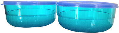 

Tupperware - 400 ml Plastic Grocery Container(Pack of 2, Blue)