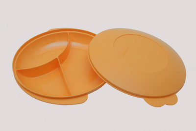 

Tupperware - 500 ml Plastic Grocery Container(Yellow)