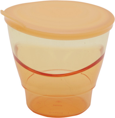 

Tupperware - 250 ml Plastic Grocery Container(Orange)