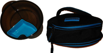 

Tupperware - 1000 ml Plastic Grocery Container(Black, Blue)