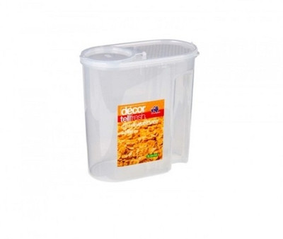 

Decor Tellfresh Cereal Server - 5000 ml Plastic Grocery Container(Clear)