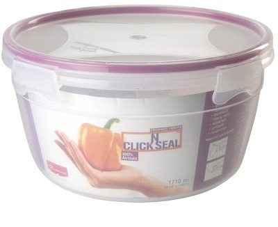 

Princeware - 1710 ml Plastic Grocery Container(Pink, White)