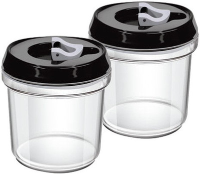 

Milton Small - 500 ml Plastic Grocery Container(Pack of 2, Clear)