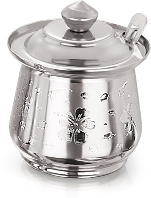 

Gurukrupa Mattrix Finish Ghee Pot 170ml - 170 ml Steel Grocery Container(Silver)