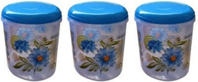 

SIDHIVINAYAK ENTERPRISES - 1 L Plastic Grocery Container(Pack of 3, Multicolor)