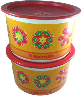 

Tupperware - 950 ml Plastic Grocery Container(Pack of 2, Multicolor)