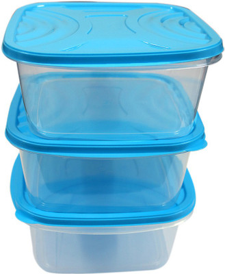 

Velgo - 725 ml Plastic Grocery Container(Pack of 3, Blue)
