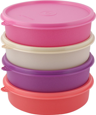 

Tupperware - 450 ml, 450 ml, 450 ml, 450 ml Plastic Grocery Container(Pack of 4, Multicolor)