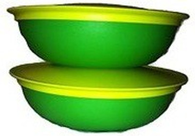 

Tupperware - 740 ml Plastic Grocery Container(Pack of 2, Green)
