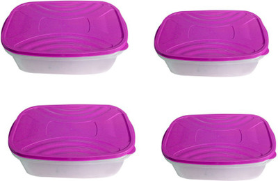 

Velgo - 1500 ml Plastic Grocery Container(Pack of 4, Pink)