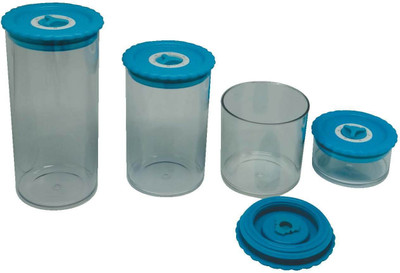 

LoveHome VARYAG - 2000 ml Plastic Grocery Container(Pack of 4, Blue)