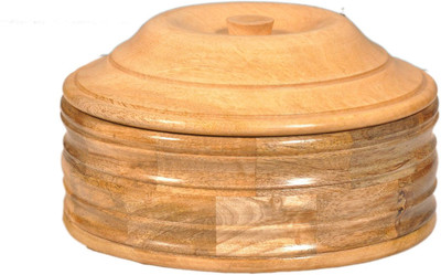 

limra handicrafts - 5 dozen Wood Grocery Container(Brown)