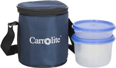 

Carrolite Elegant Lunchbox - 500 ml Plastic Grocery Container(Blue)