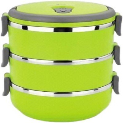 

MV Traders - 2100 ml Plastic, Steel Grocery Container(Green)