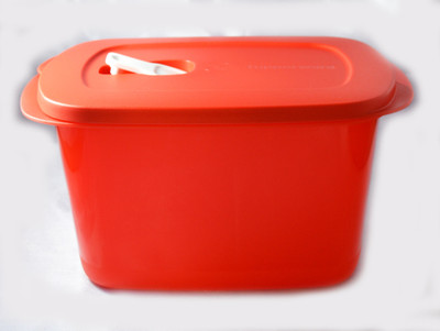 

Tupperware - 2.3 L PP (Polypropylene) Grocery Container(Red)