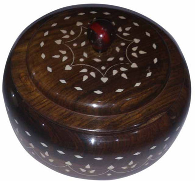 

Craftatoz - 1400 ml Wood Spice Container(Brown)