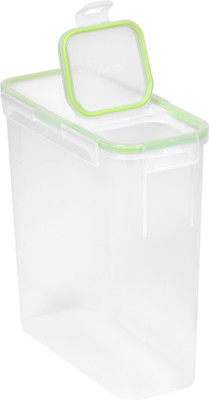 

Snapware - 3.6 L Plastic Grocery Container(White, Green), Green;white