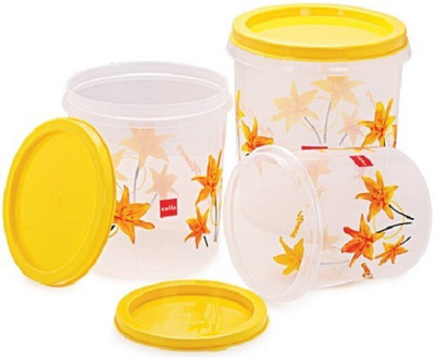 

Cello Nature Fresh - 7.5 L, 11 L, 15 L Plastic Grocery Container(Pack of 3, Yellow)