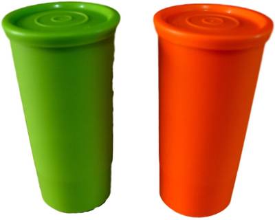 TUPPERWARE Cutie Tumbler (250ml), Set Of 2  - 250 ml Plastic Grocery Container  (Pack of 2, Multicolor)