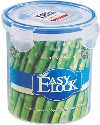 

Easy Lock Stackable 100% Airtight & Leakproof, Reusable, BPA Free, FDA Approved - 700 ml PP (Polypropylene) Grocery Container(Clear, Blue), Blue;clear