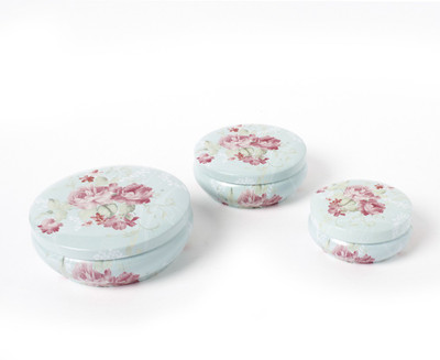 

EZ Life - 1000 ml Steel Grocery Container(Pack of 3, Multicolor)