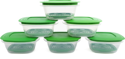 53% OFF on Cuttingedge Specialized Refrigerator Storage Containers (Non Air-Tight) Set for |Rice | Dal | Atta | Flour|Cereals |Pulses |Snacks - Veggie Fresh Series with FreshVent Produce Saver Technology - 1500 ml Polypropylene Grocery Container (Pack of 6, Green) - 1500 ml Polypropylene Grocery Container(Pac