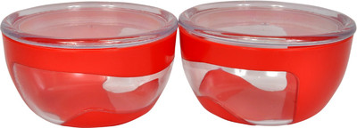 

Shaurya Saran - 500 ml Plastic Grocery Container(Pack of 2, Red)