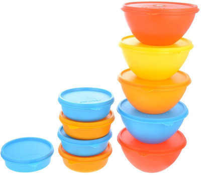 

Herware 104-13 - 6960 ml Plastic Grocery Container(Pack of 10, Multicolor)