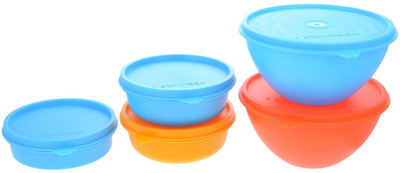 

Herware 104 B - 3180 ml Plastic Grocery Container(Pack of 5, Multicolor)