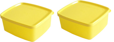 

Tupperware - 450 ml Plastic Grocery Container(Pack of 2, Yellow)