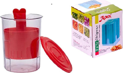 

Apex - 1000 ml Plastic Grocery Container(Red)