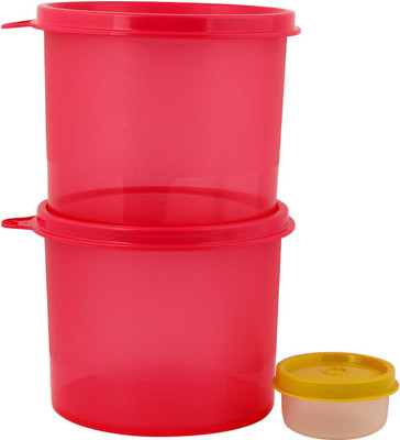

Tupperware store all 2 pic set of Pink color and midjet 30 ml - 600 ml PP (Polypropylene) Grocery Container(Pack of 3, Pink)