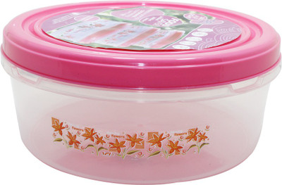 

Frabjous Pink Storage Container Set Of 3 - 3000 ml Plastic Grocery Container(Pack of 3, Pink)