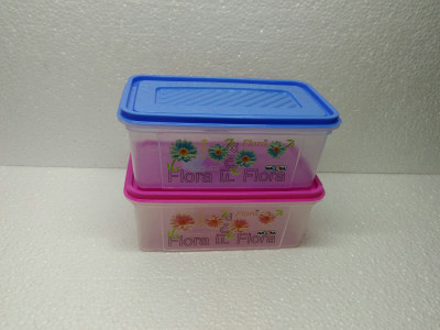 

Nayasa - 2000 ml Plastic Grocery Container(Pack of 2, Multicolor)