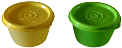 

Tupperware - 150 ml, 150 ml Plastic Grocery Container(Pack of 2, Yellow, Green), Green;yellow