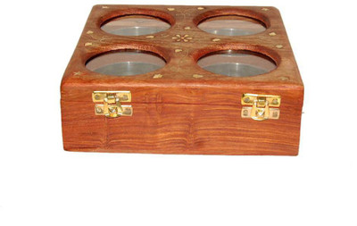 

Acme Production - 5 ml Wood Grocery Container, Spice Container(Brown)