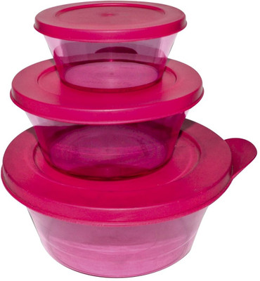 17% OFF on Oliveware - 500 ml, 200 ml, 1200 ml Plastic Grocery Container(Pack of 3, White, Pink) 17% OFF on Oliveware - 500 ml, 200 ml, 1200 ml Plastic Grocery Container(Pack of 3, White, Pink)