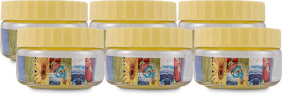 GPET Round Jar- Set Of 6 6 Piece Spice Set(Plastic)