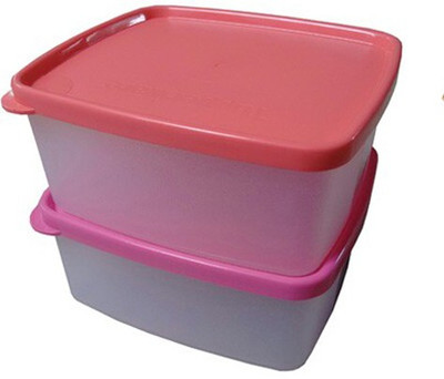 

Tupperware Cool And Fresh - 700 ml PP (Polypropylene) Grocery Container(Pack of 2, Multicolor)