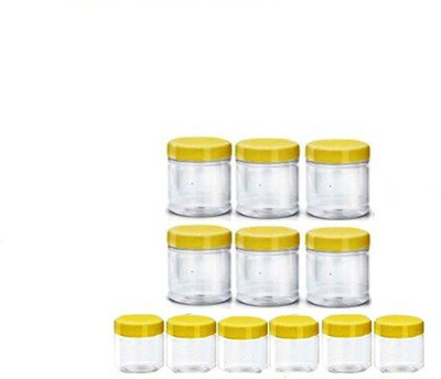 

Sunpet - 250 ml, 100 ml Plastic Grocery Container(Pack of 12, Clear)