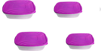 

velgo - 3510 ml Plastic Grocery Container(Pack of 4, Pink)