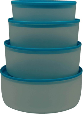 

LoveHome VARYAG - 1900 ml Plastic Grocery Container(Pack of 4, Blue)