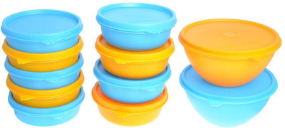 

Herware 104-02 - 4560 ml Plastic Grocery Container(Pack of 11, Multicolor)