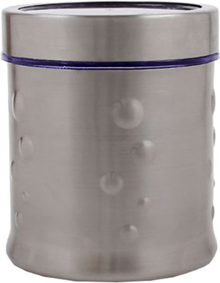 

JVL Spiral Canister - 1000 ml Steel, Plastic Food Storage(Silver)