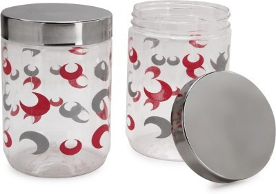

Steelo - 2400 ml Plastic Grocery Container(Pack of 2, Clear)