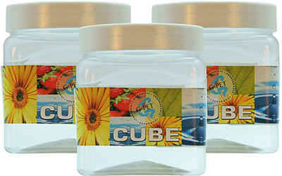 17% OFF on GPET Cube Pet Container - Set of 3 - 500 ml Plastic Grocery Container(Pack of 3, White) 17% OFF on GPET Cube Pet Container - Set of 3 - 500 ml Plastic Grocery Container(Pack of 3, White)