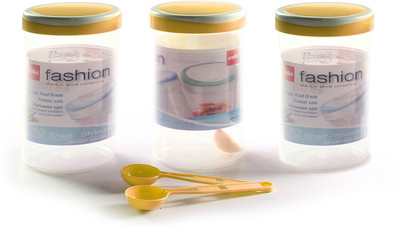Cello Fashion - E Container (3 pcs) 1500 ml M.Pearl - 1500 ml Plastic Grocery Container(Pack of 3, Yellow) Cello Fashion - E Container (3 pcs) 1500 ml M.Pearl - 1500 ml Plastic Grocery Container(Pack of 3, Yellow)
