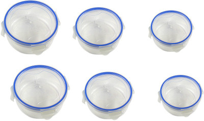 

velgo - 200 ml, 420 ml, 830 ml Plastic Grocery Container(Pack of 6, Blue)
